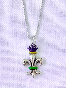 Jewelry - Mardi Gras Crown Fleur de Lis