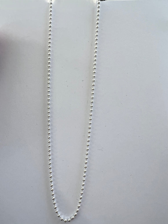 Jewelry - Sterling Silver Beaded Chains