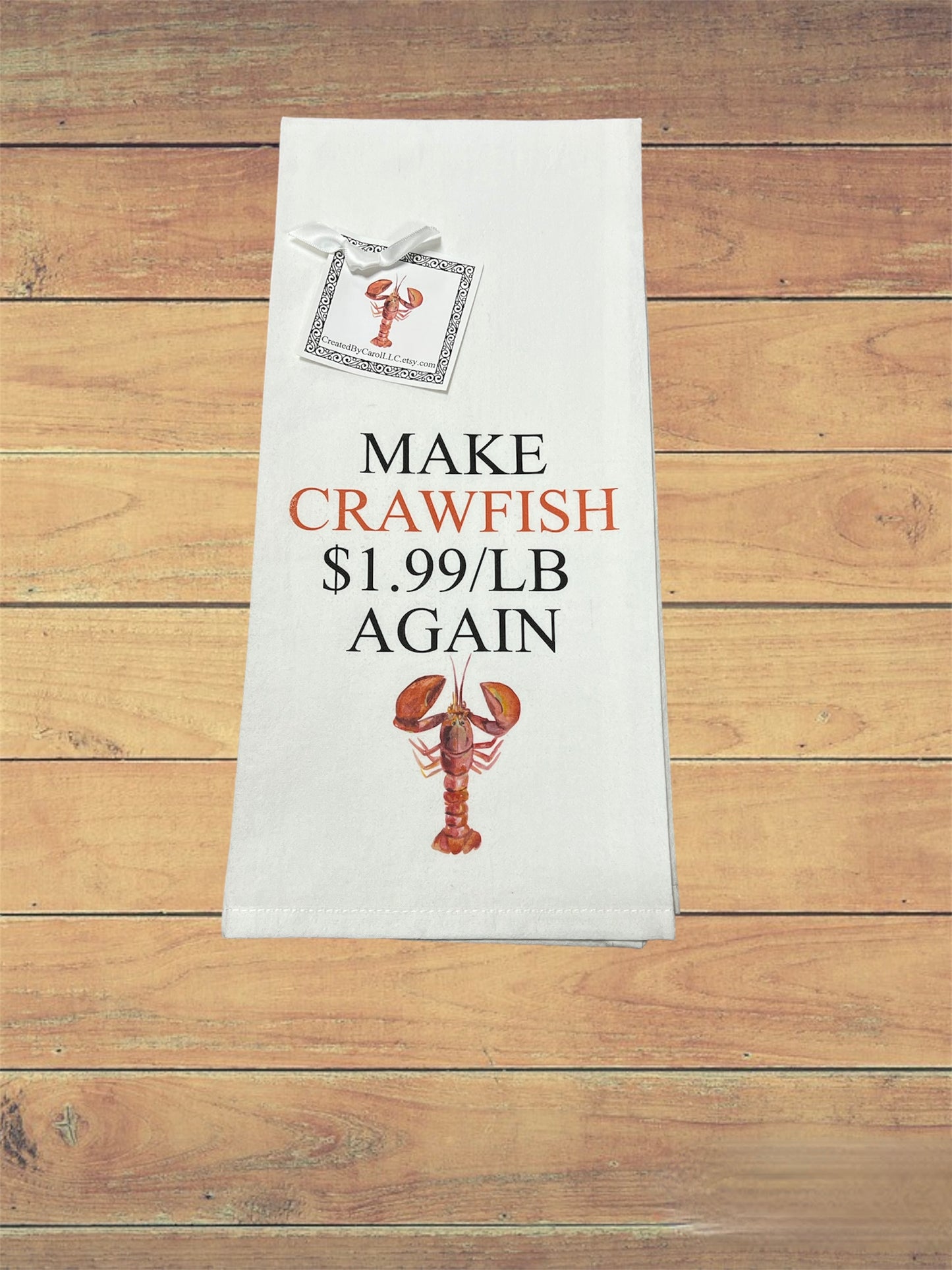 Crawfish Season Kitchen Towel Collection