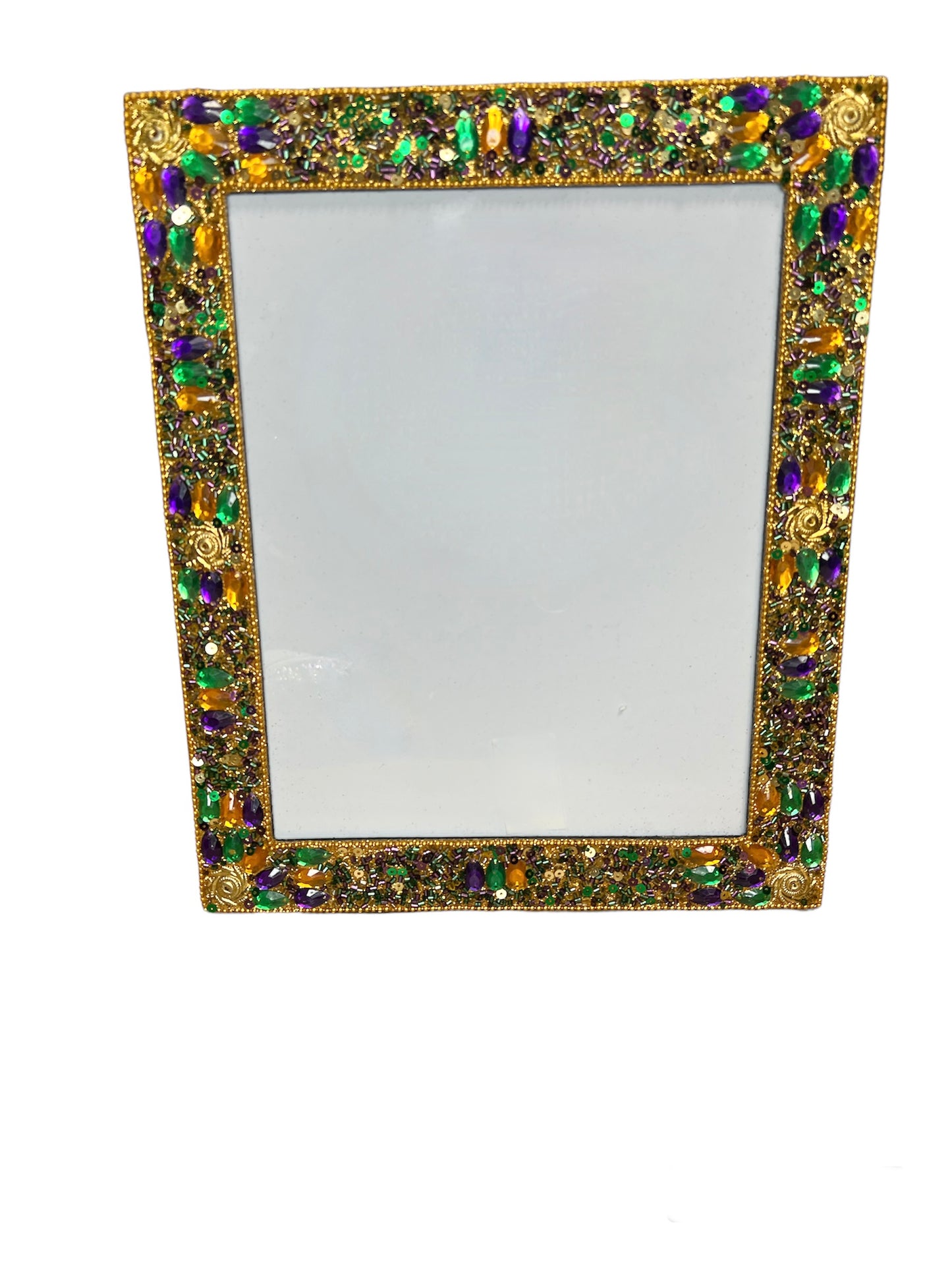 Mardi Gras 8x 10 Jeweled Frame