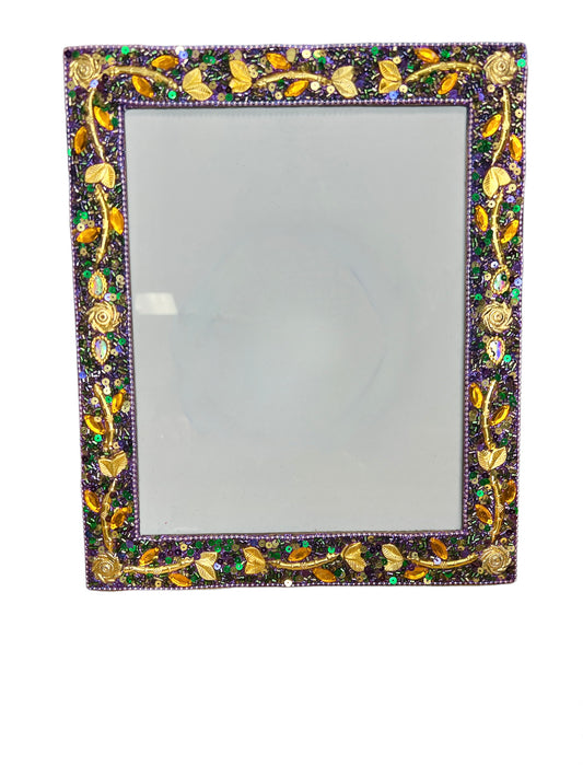 Mardi Gras 8x 10 Jeweled Frame