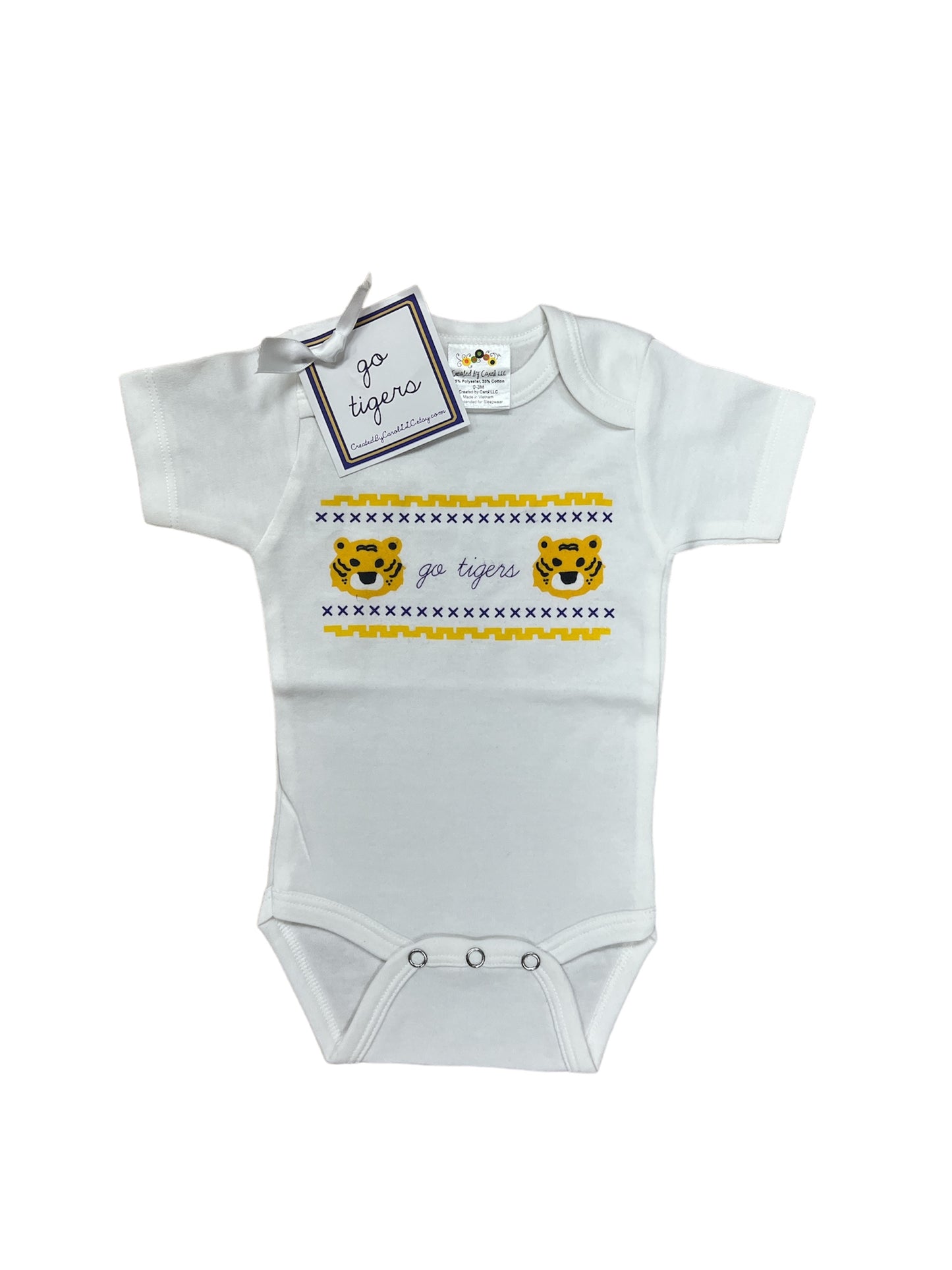 Go Tigers Onesie