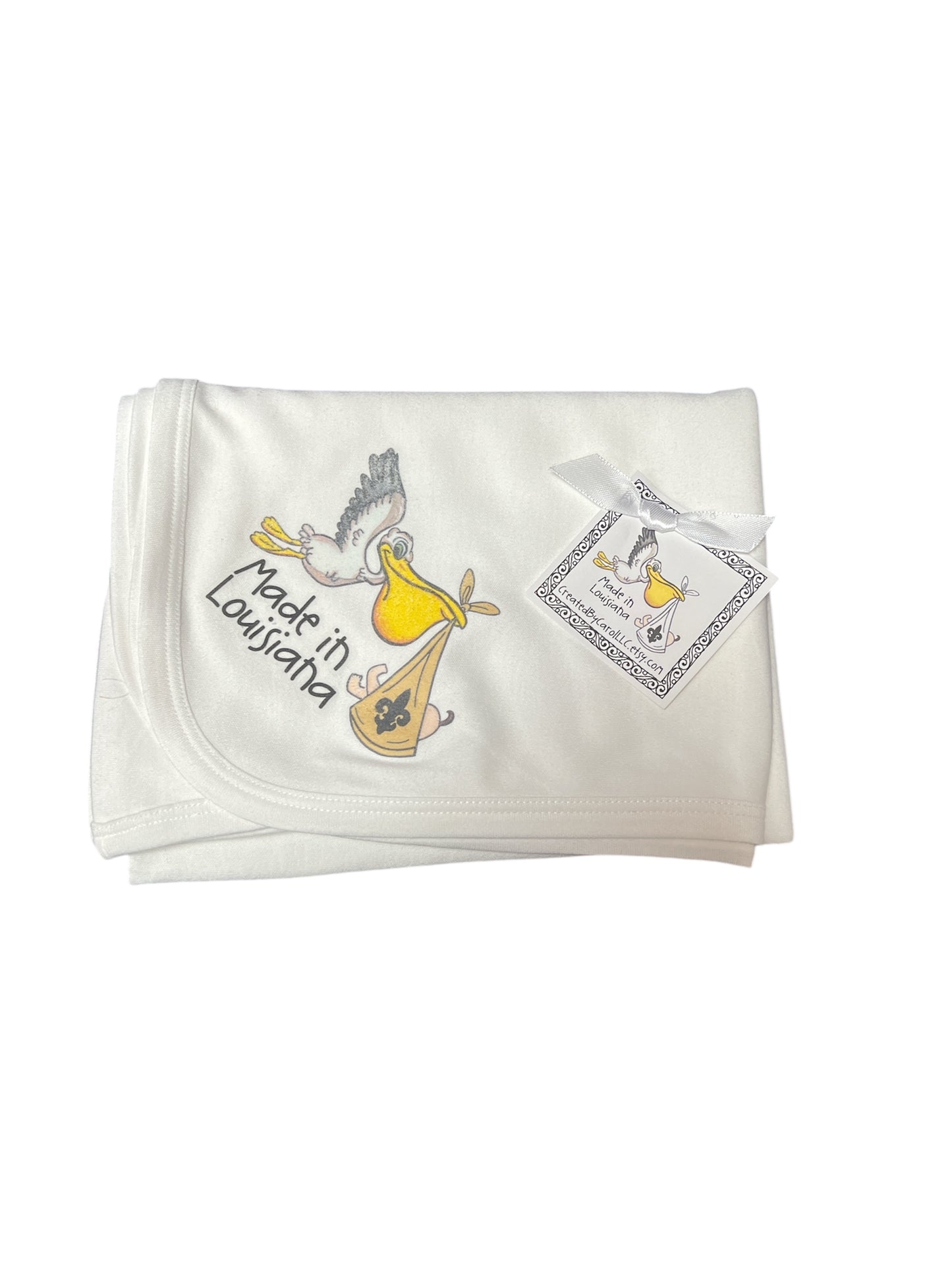 Made In Louisiana Baby Blankets