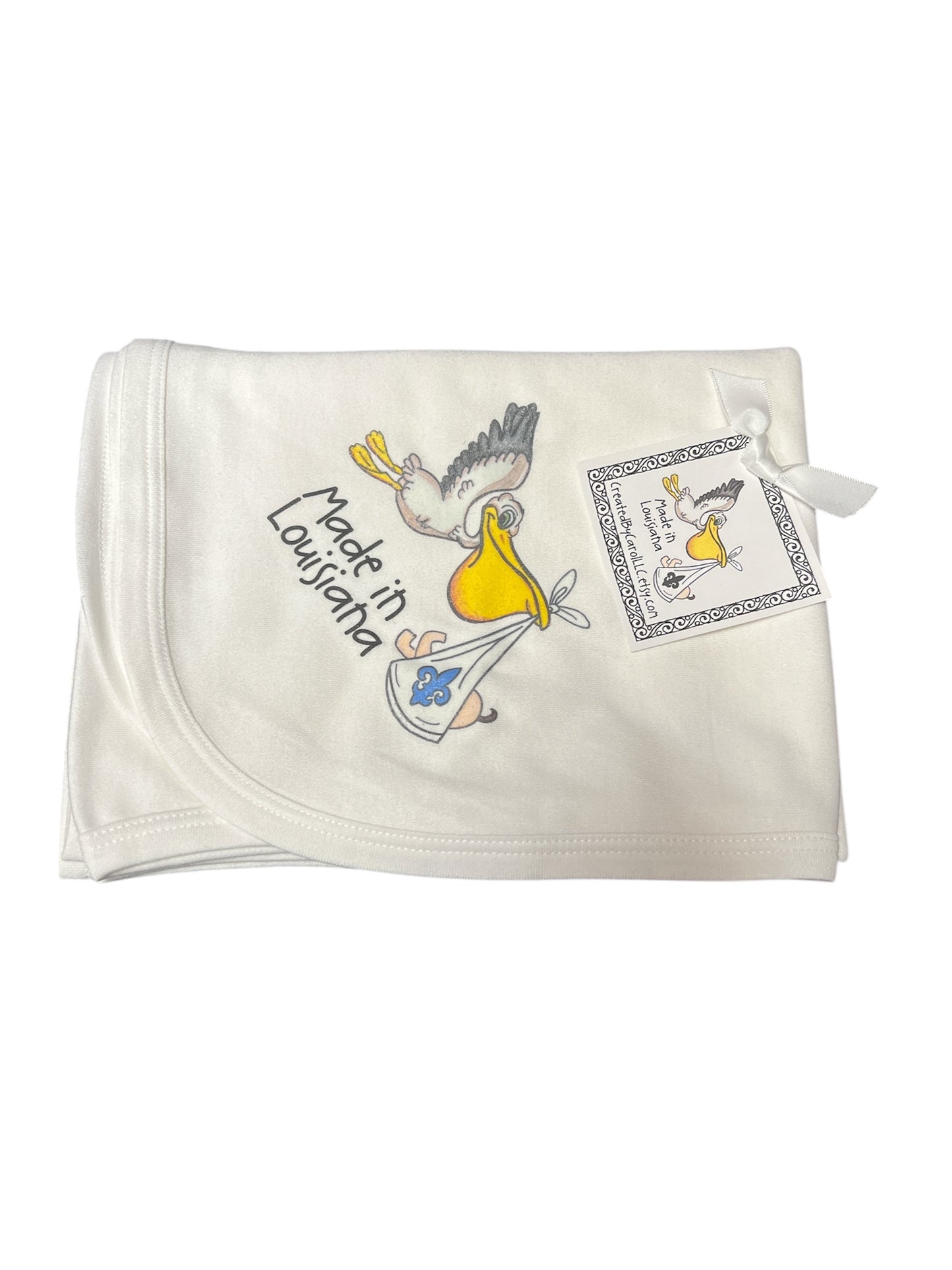 Made In Louisiana Baby Blankets