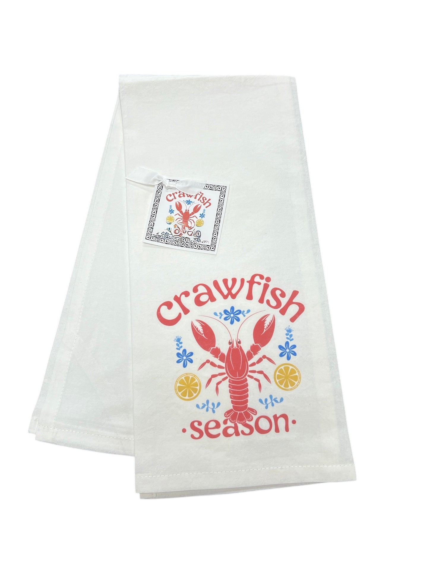 Crawfish Season Kitchen Towel