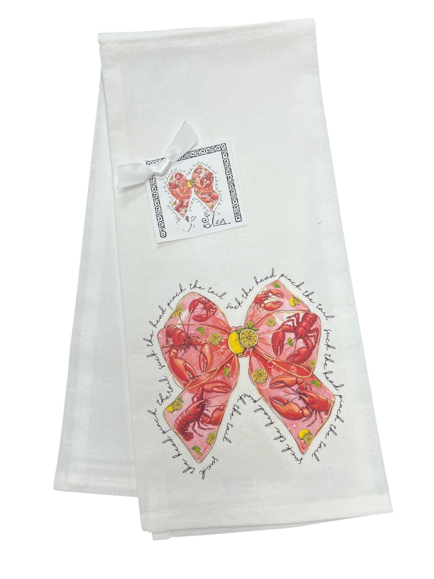 Crawfish Bow Kitchen Towel