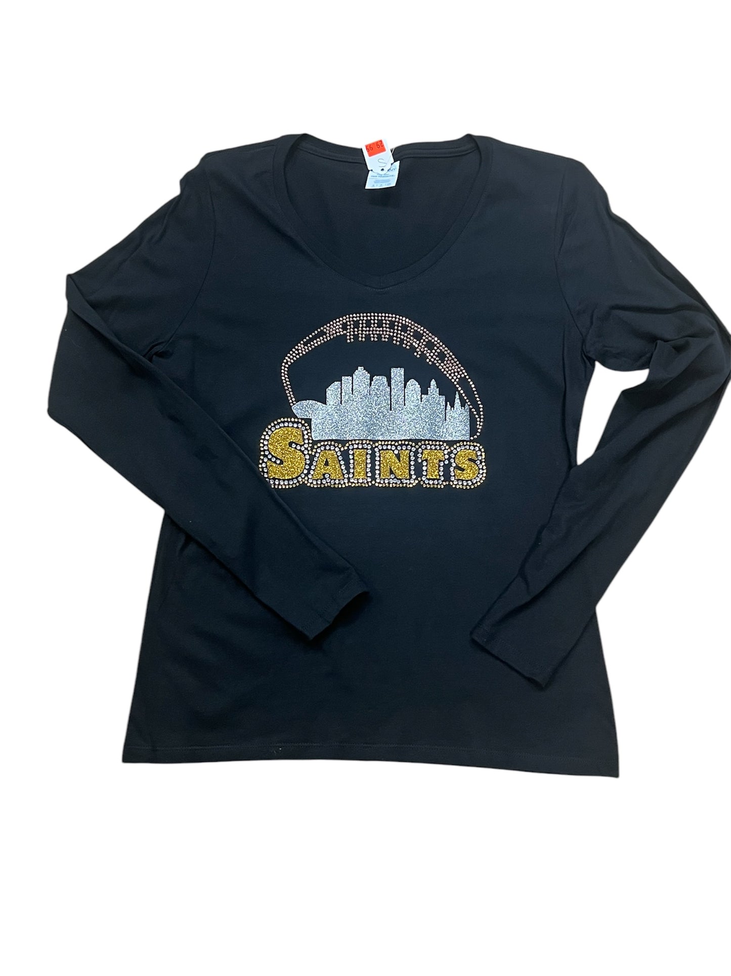 long sleeve saints skyline shirt