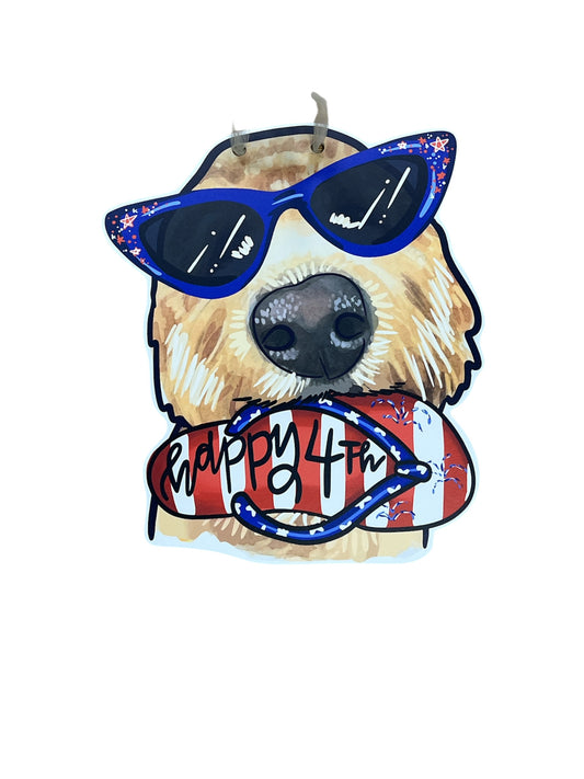 4TH of July Doodle Door Hanger