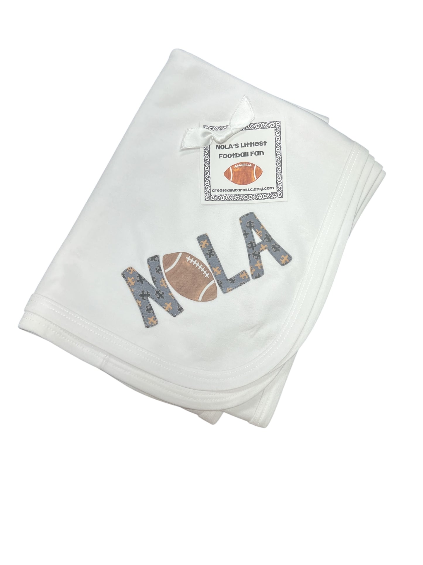 Nola Boy football blanket