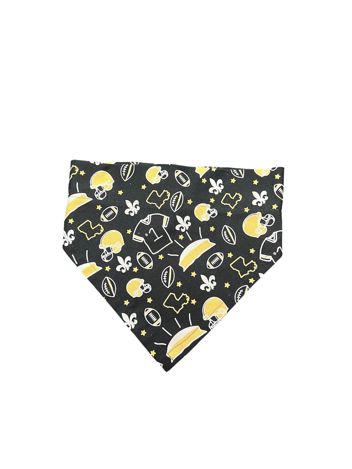 Black & Gold S/M Dog Bandana