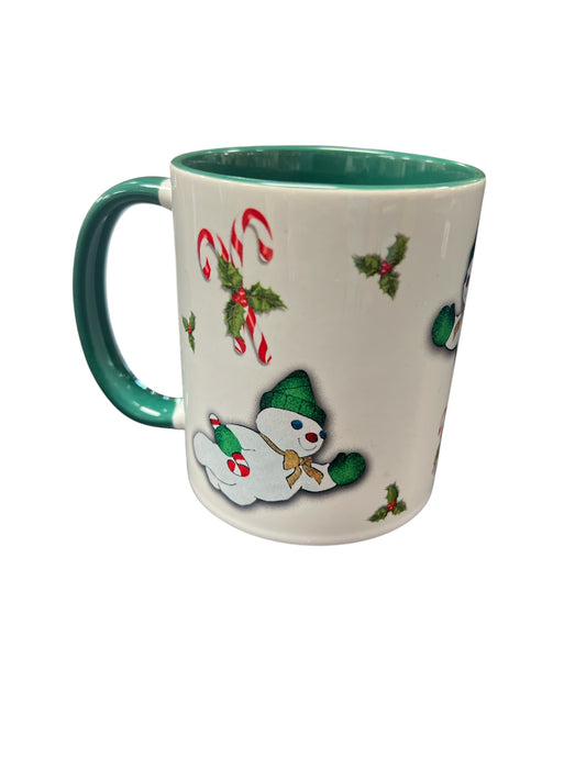 Flying Snowball man Coffee Mugs