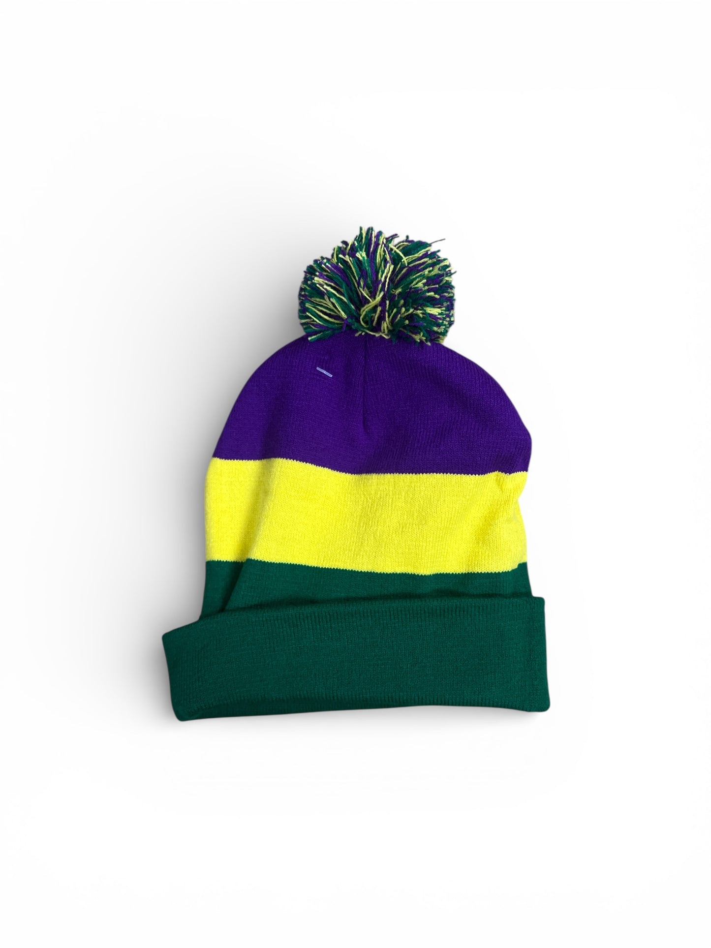 Mardi Gras Stripe Beanie