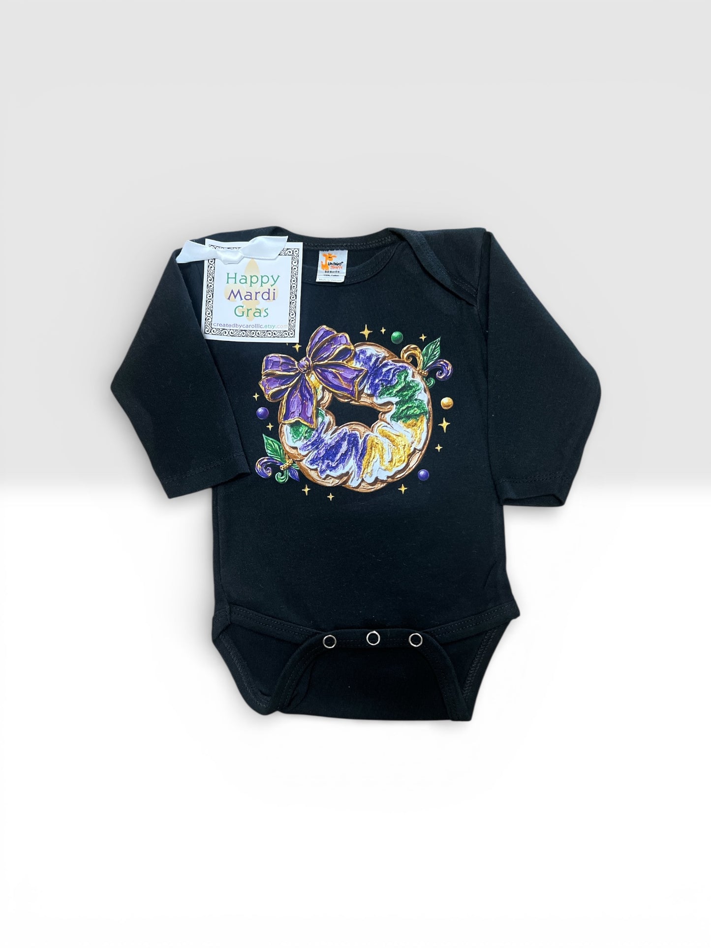 King Cake Baby Onesie