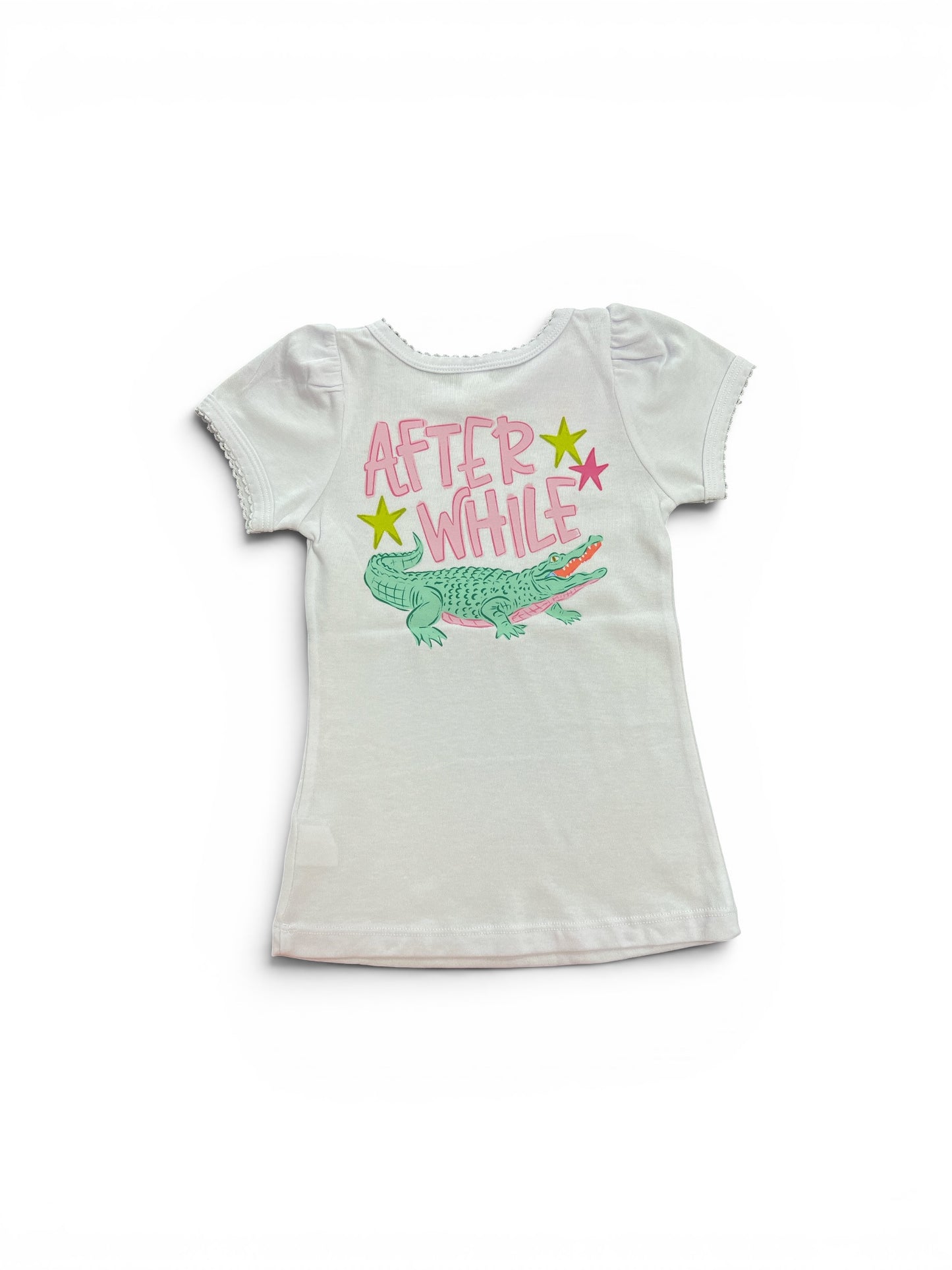 Later Alligator Toddler Girl Shirt