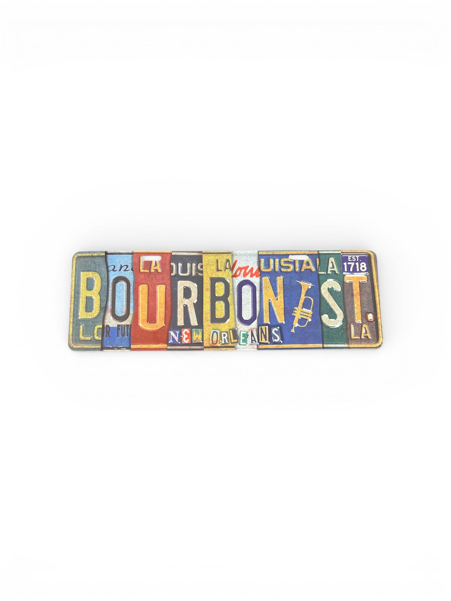 Bourbon Street Metal Sign