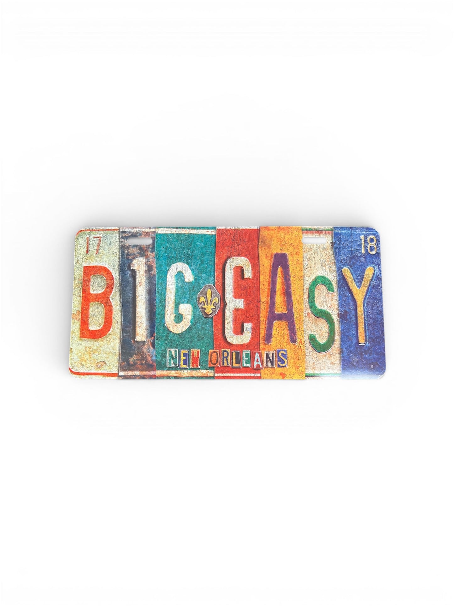 Big Easy Metal License plate