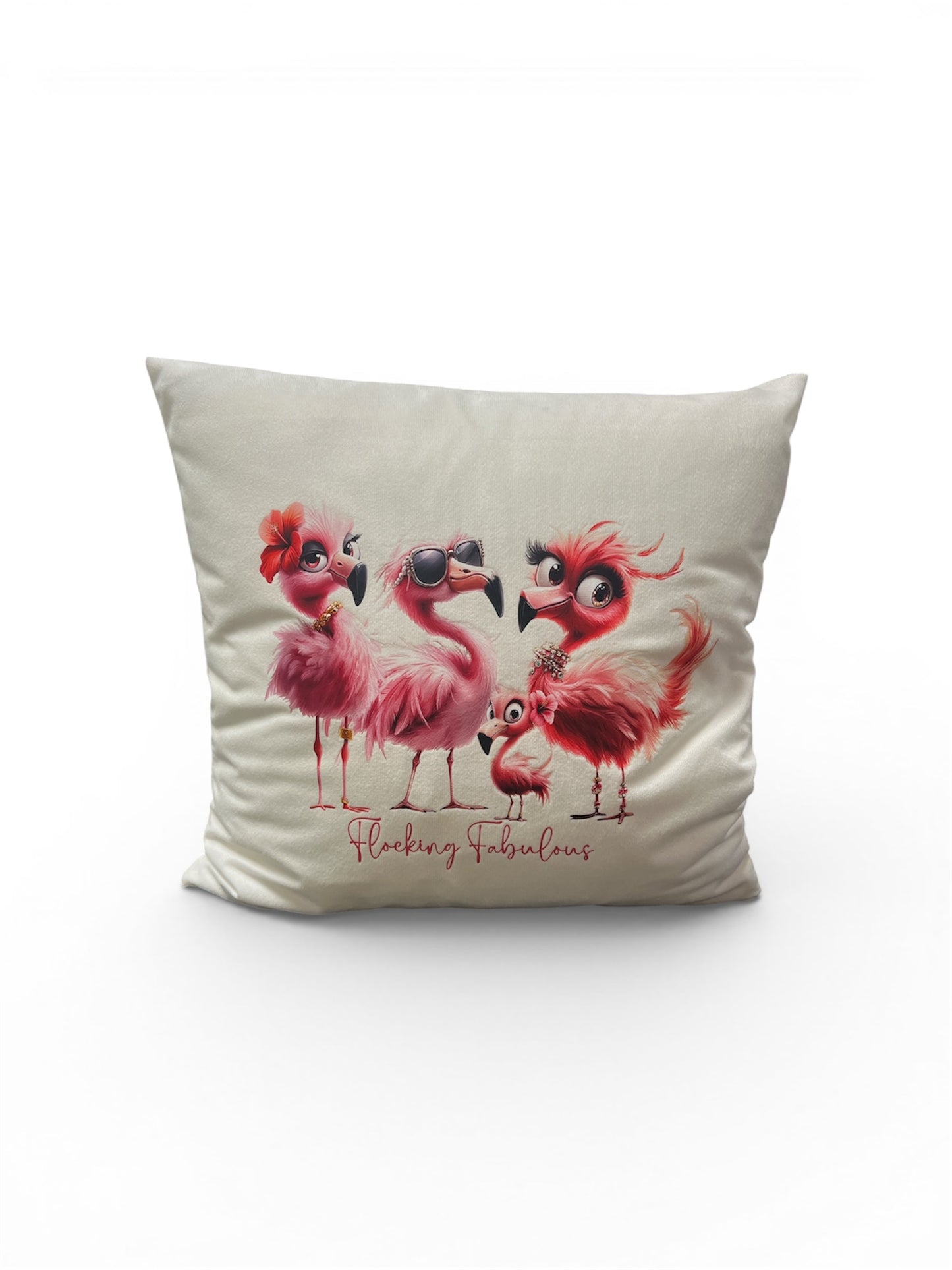 Flocking Fabulous Pillow