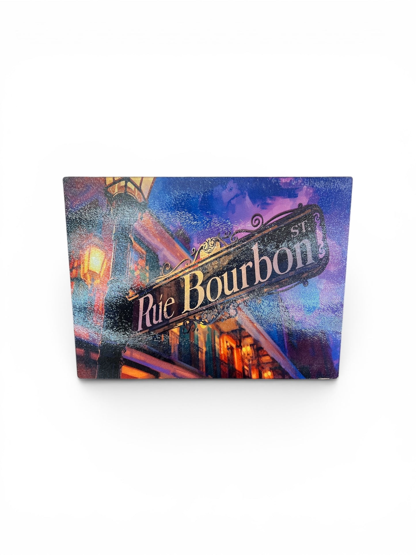 Large Bourbon St Cutting Board