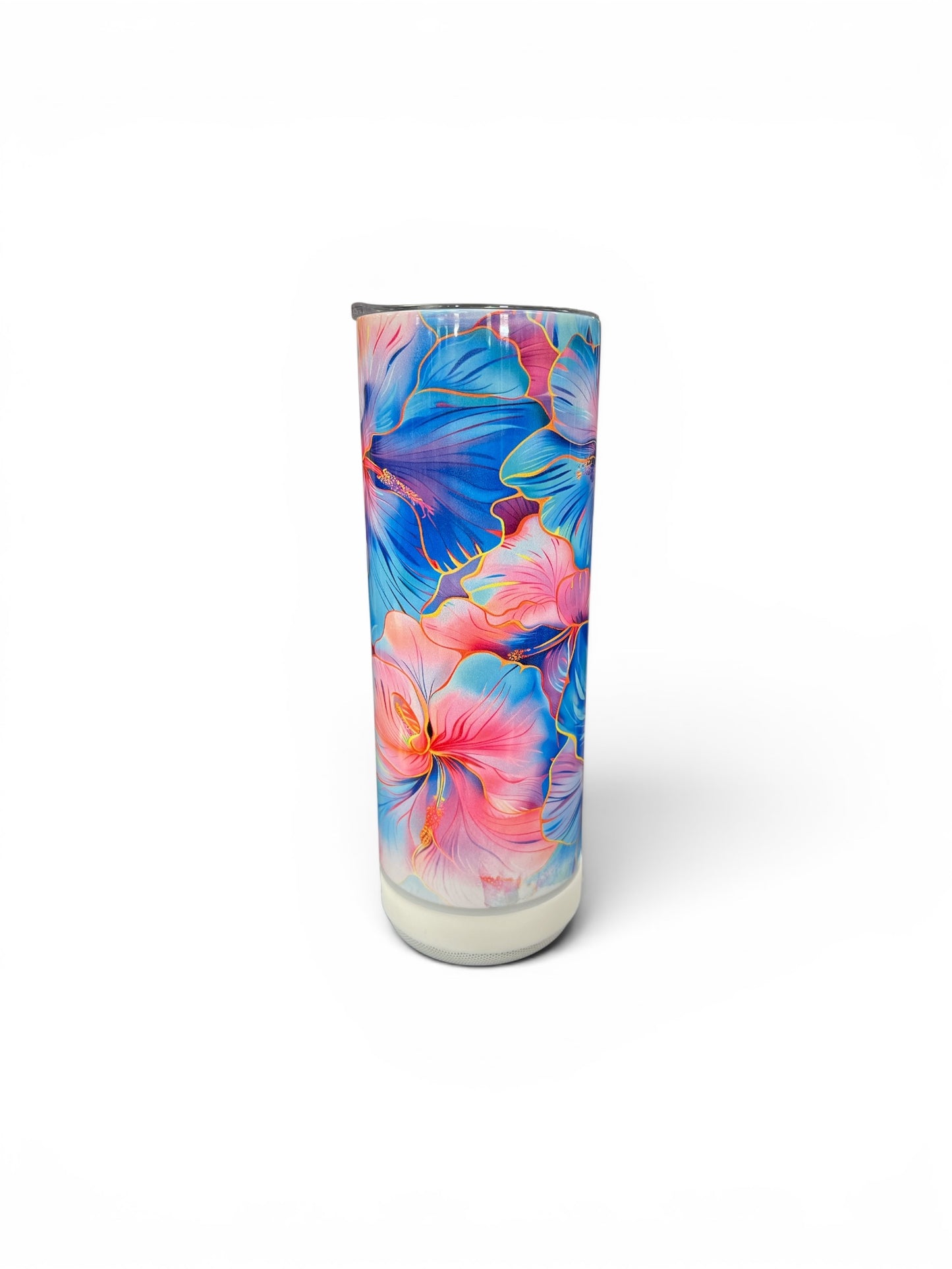 Hibiscus Speaker Tumbler