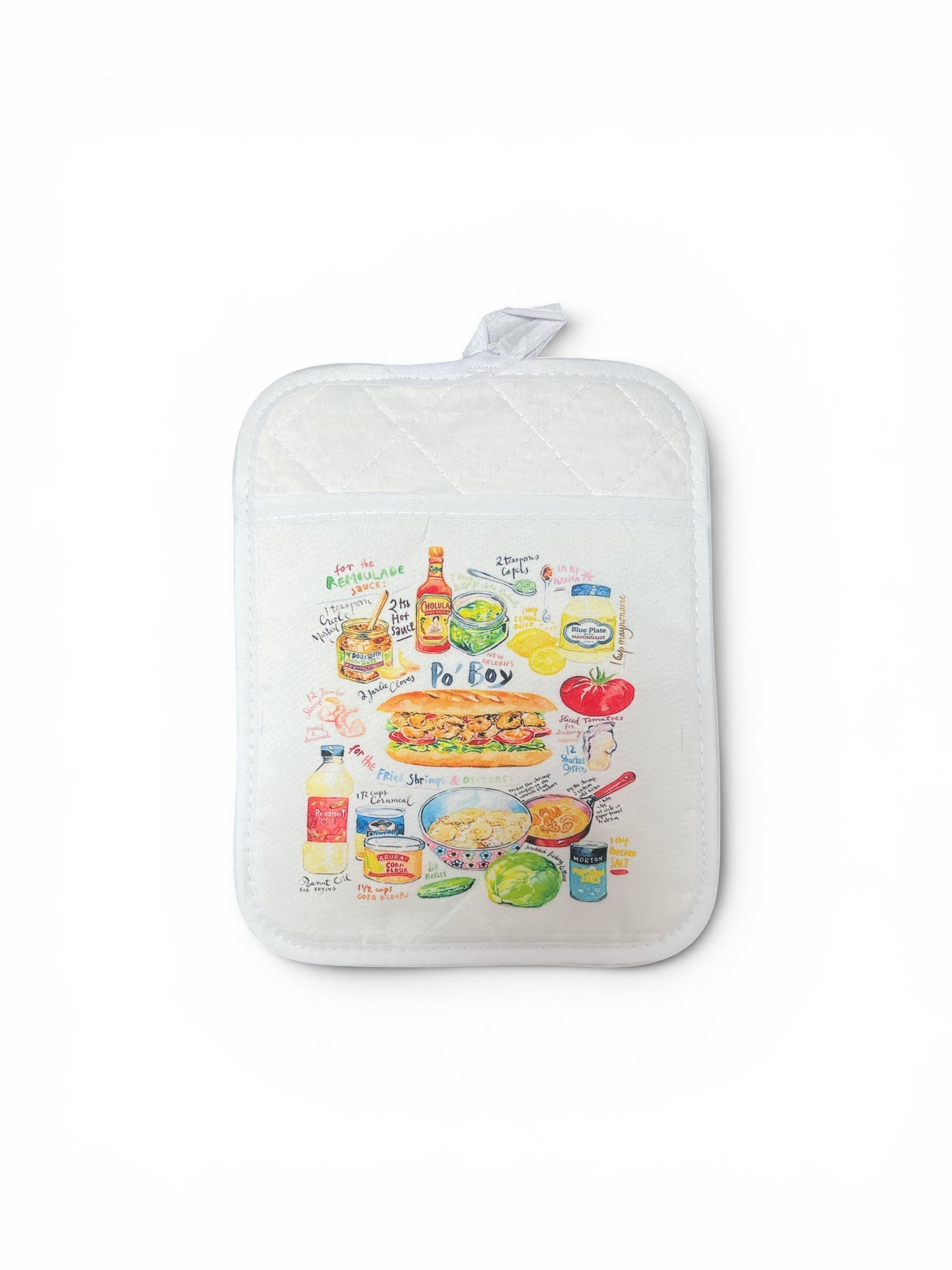 Recipe Pot Holders with pocket