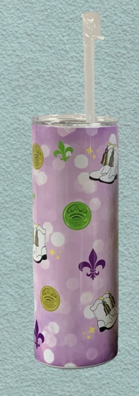 Mardi Gras 20oz Tumblers