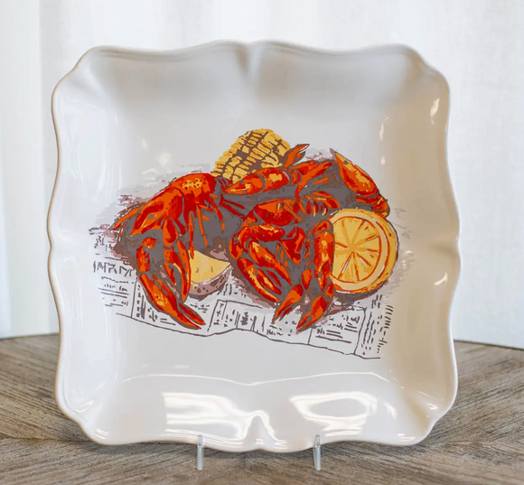 Ceramics & Platters - Crawfish Boil Platter