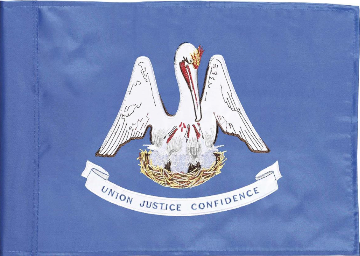 Louisiana State flags
