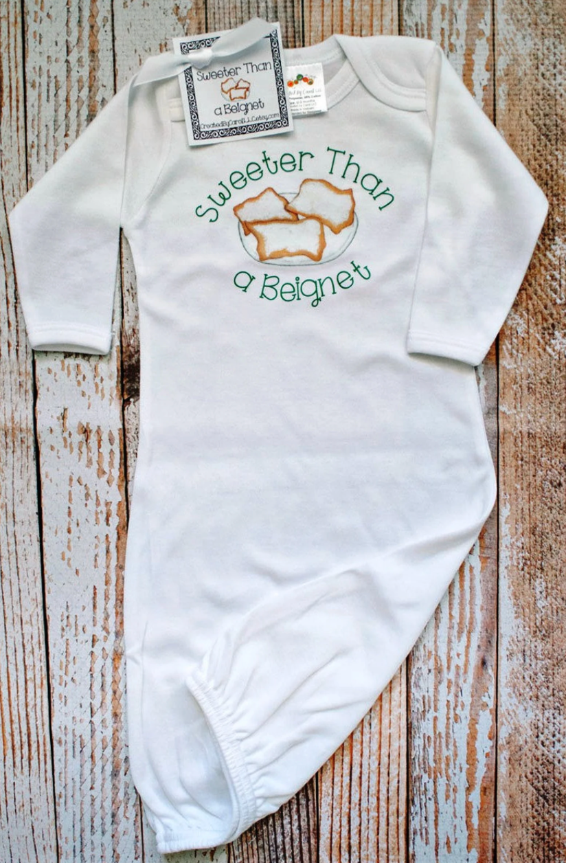 Sweeter Than A Beignet onesie