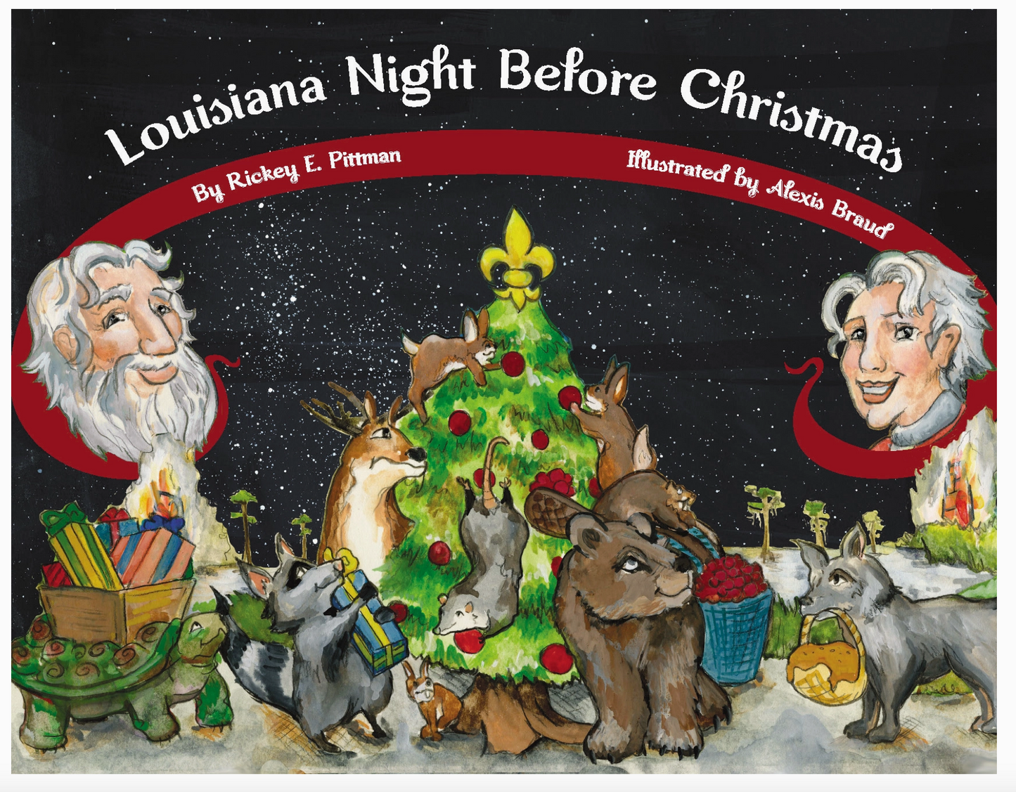 Books - Louisiana Night before christmas