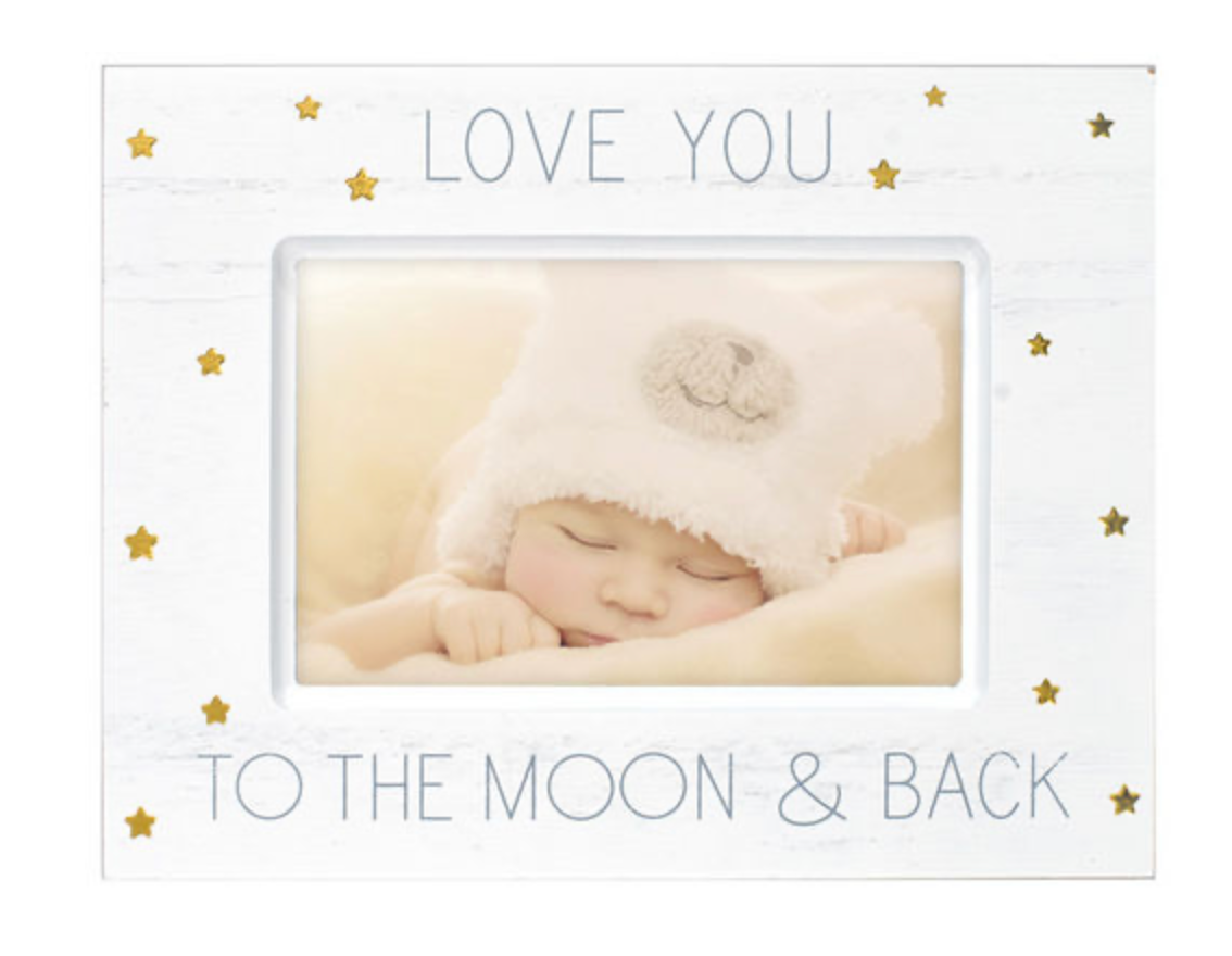 Love you to the moon and back picture frame
