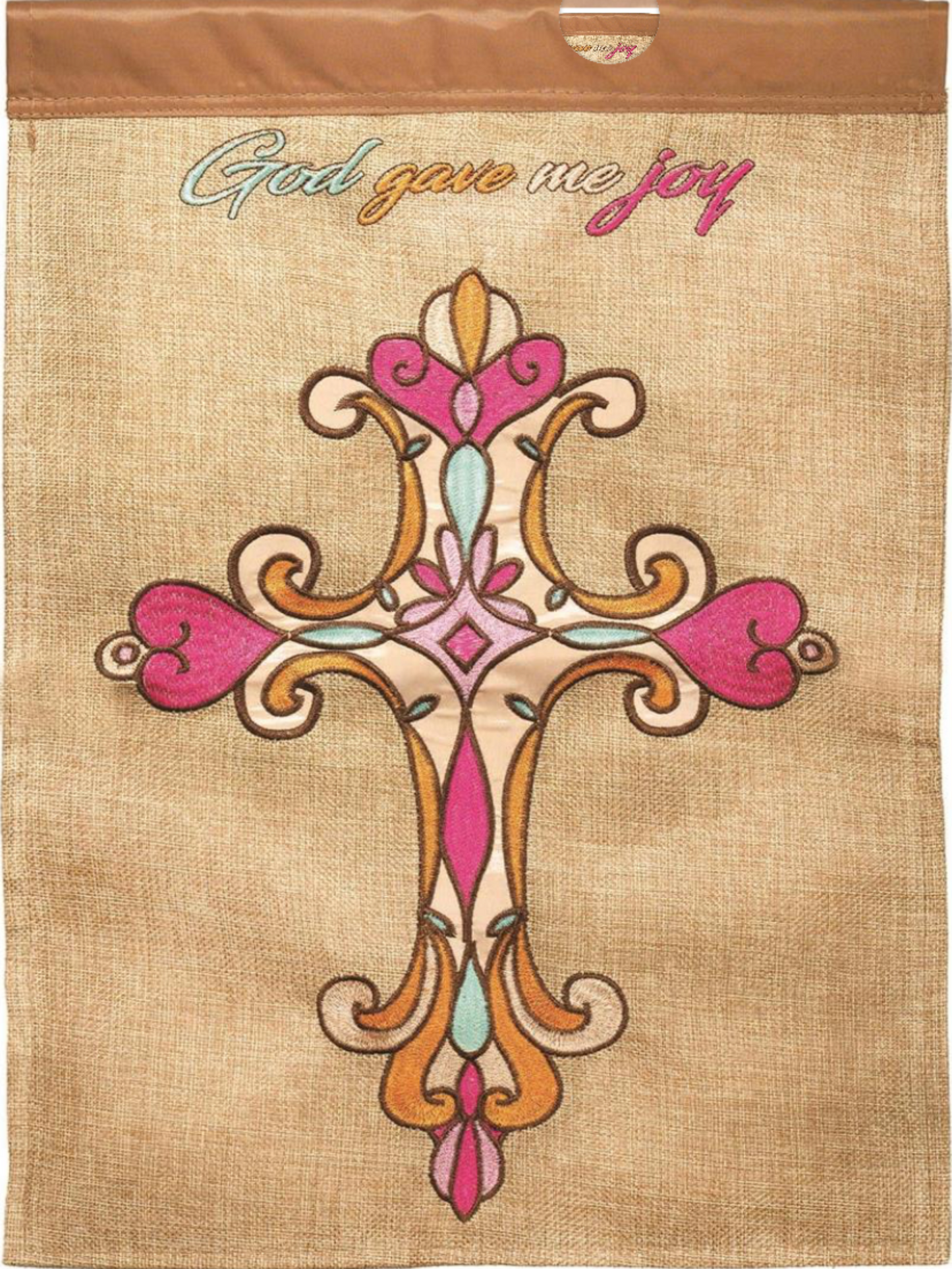 God Gave Me Joy Garden Flag