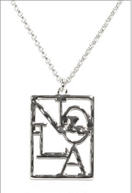 Silver NOLA Necklace
