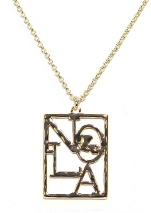 Gold NOLA Necklace