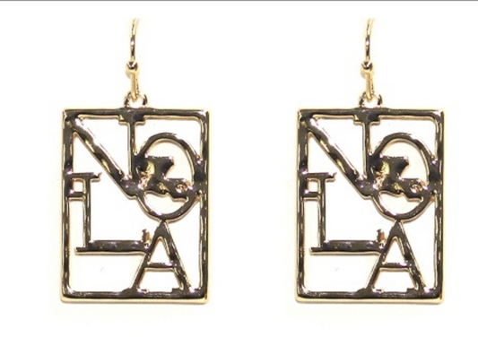 Gold NOLA Earrings