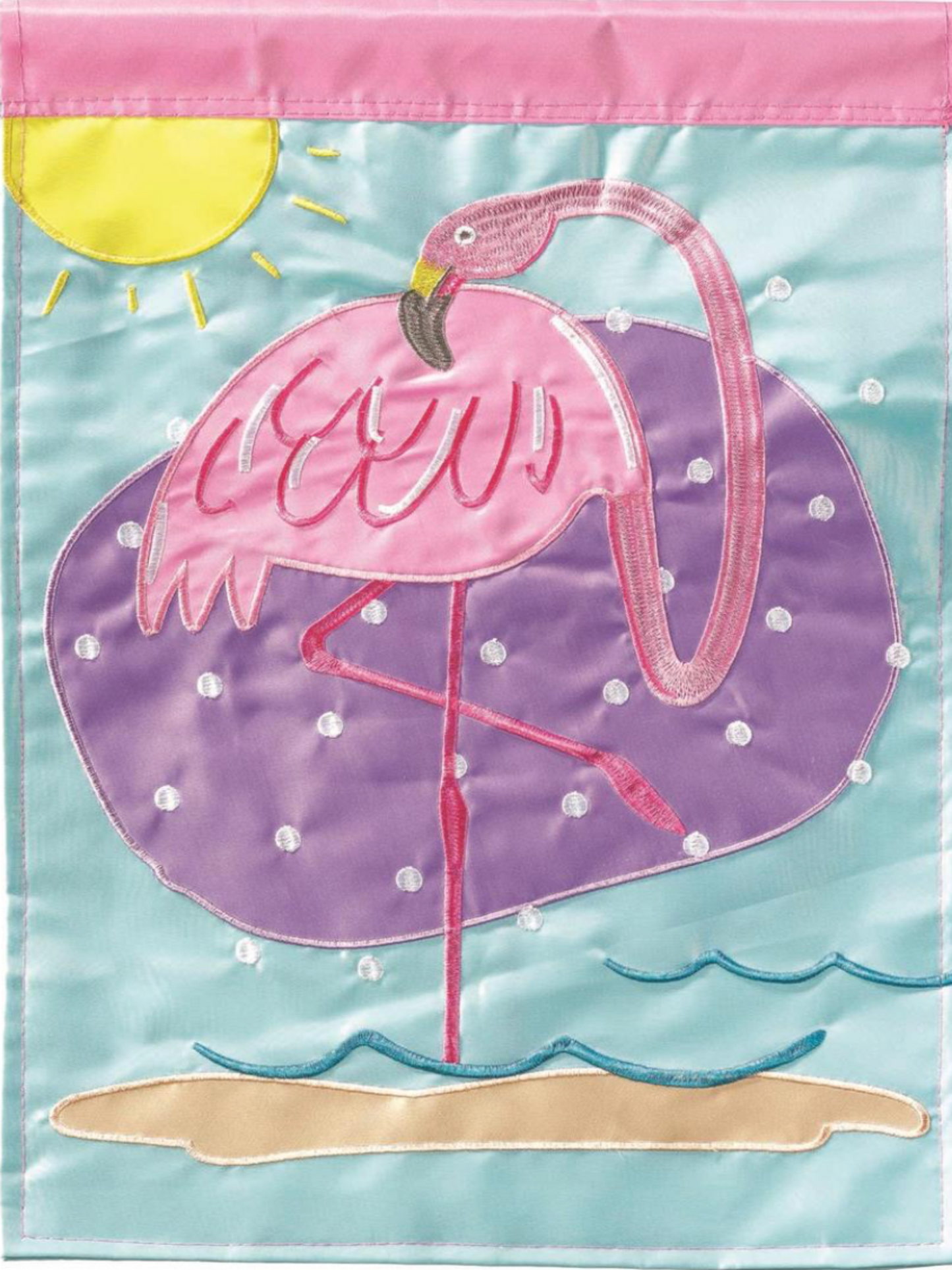 Flamingo Sun Garden Flag