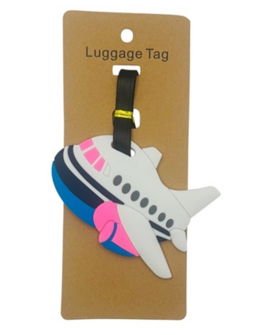 Airplane luggage tag
