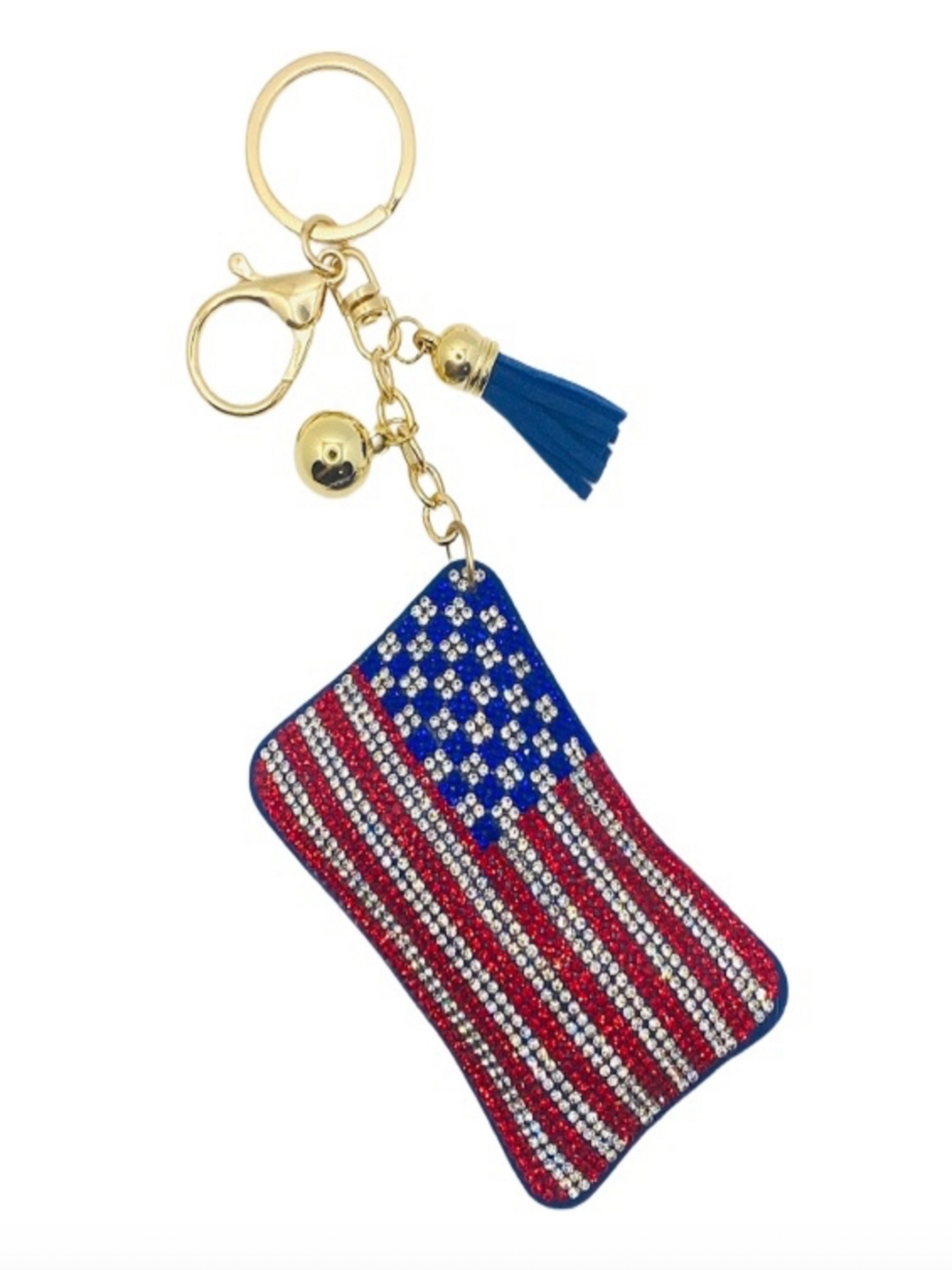 Flag Puffy Key Chain
