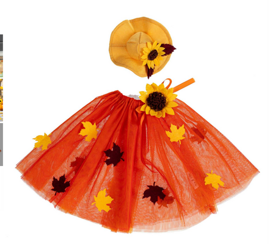 Goose Outfit, Fall Leaf