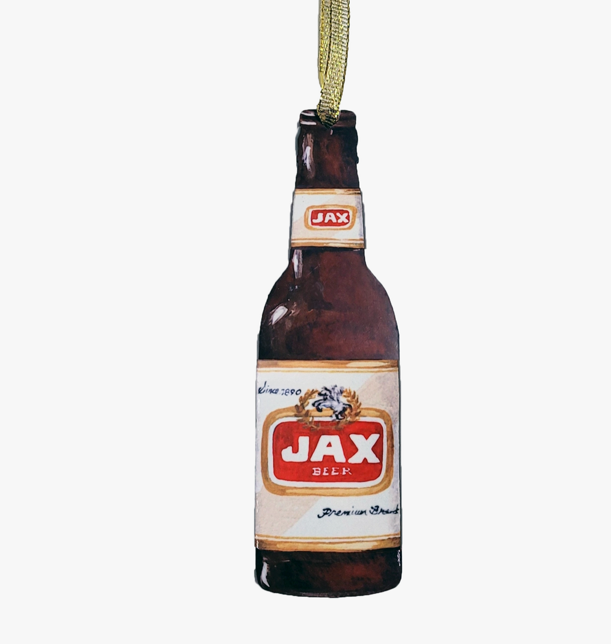 Red Label Jax Beer Ornament