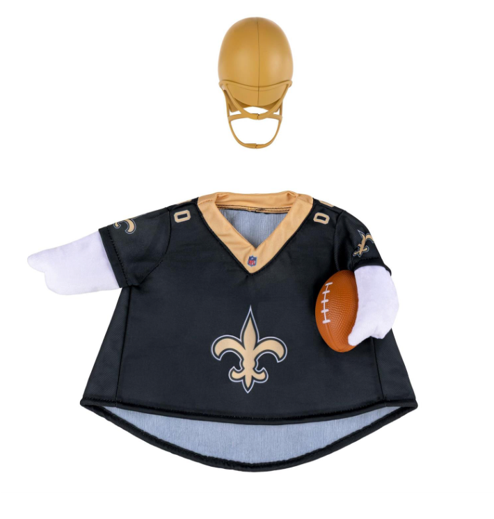 Giddy The Goose, New Orleans Saints Uniform