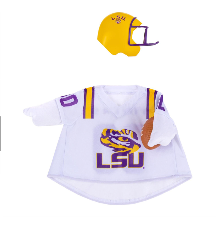 Giddy The Goose, LSU Uniform