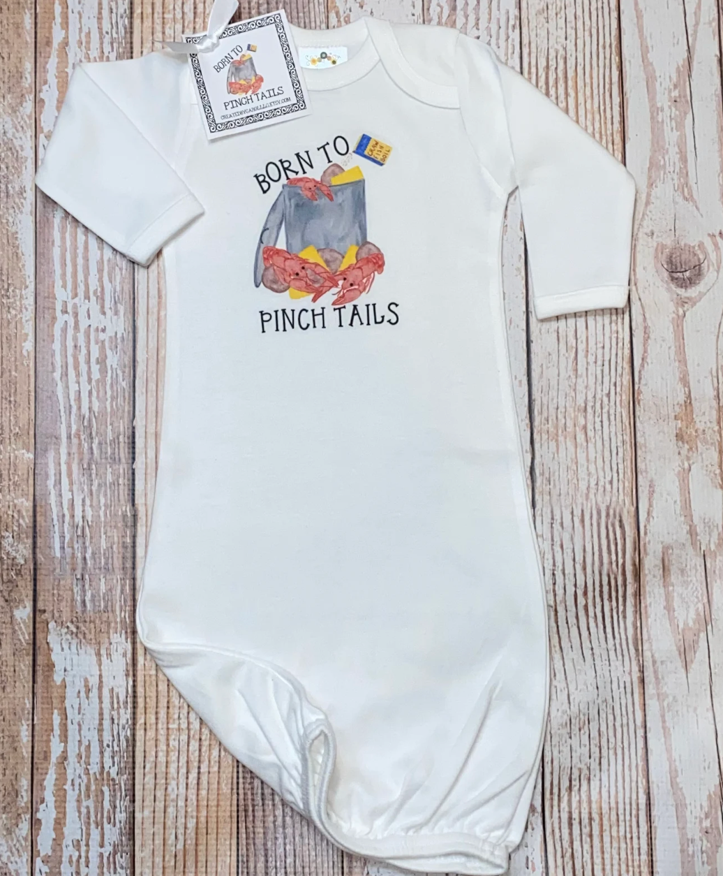 Born to pinch tails onesie