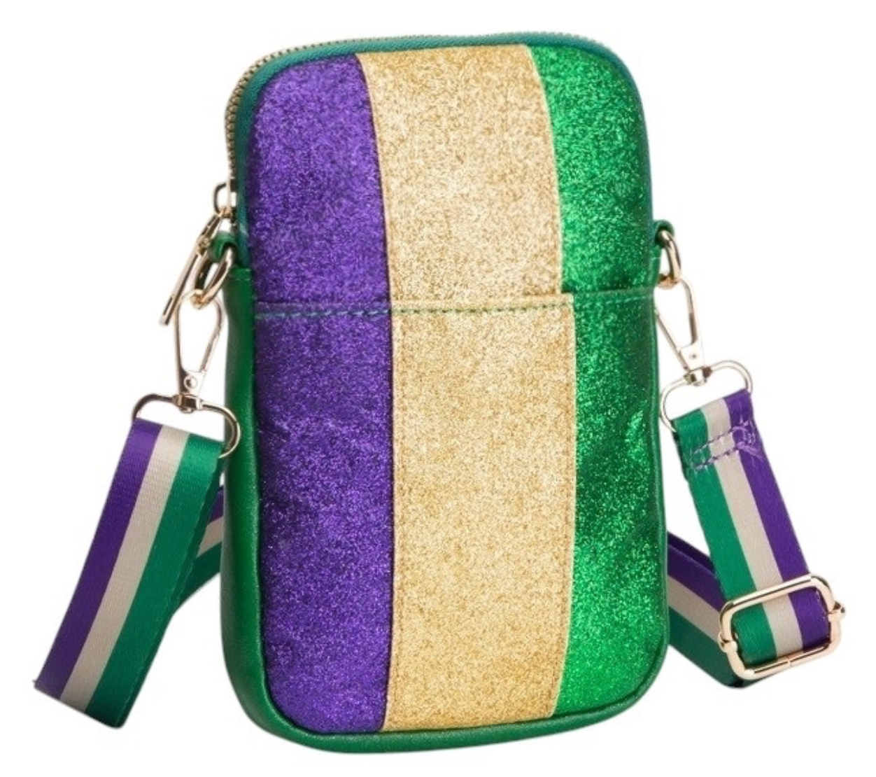 Mardi Gras Crossbody Purse
