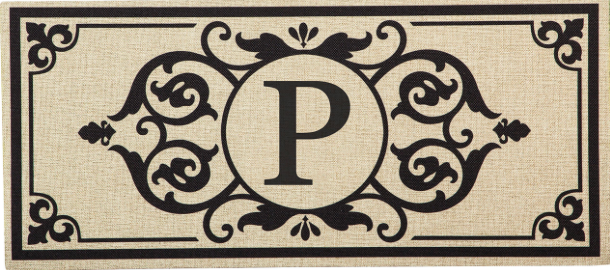 Monogram Initial Switch Mat Insert