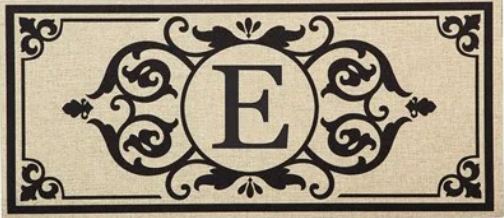 Monogram Initial Switch Mat Insert