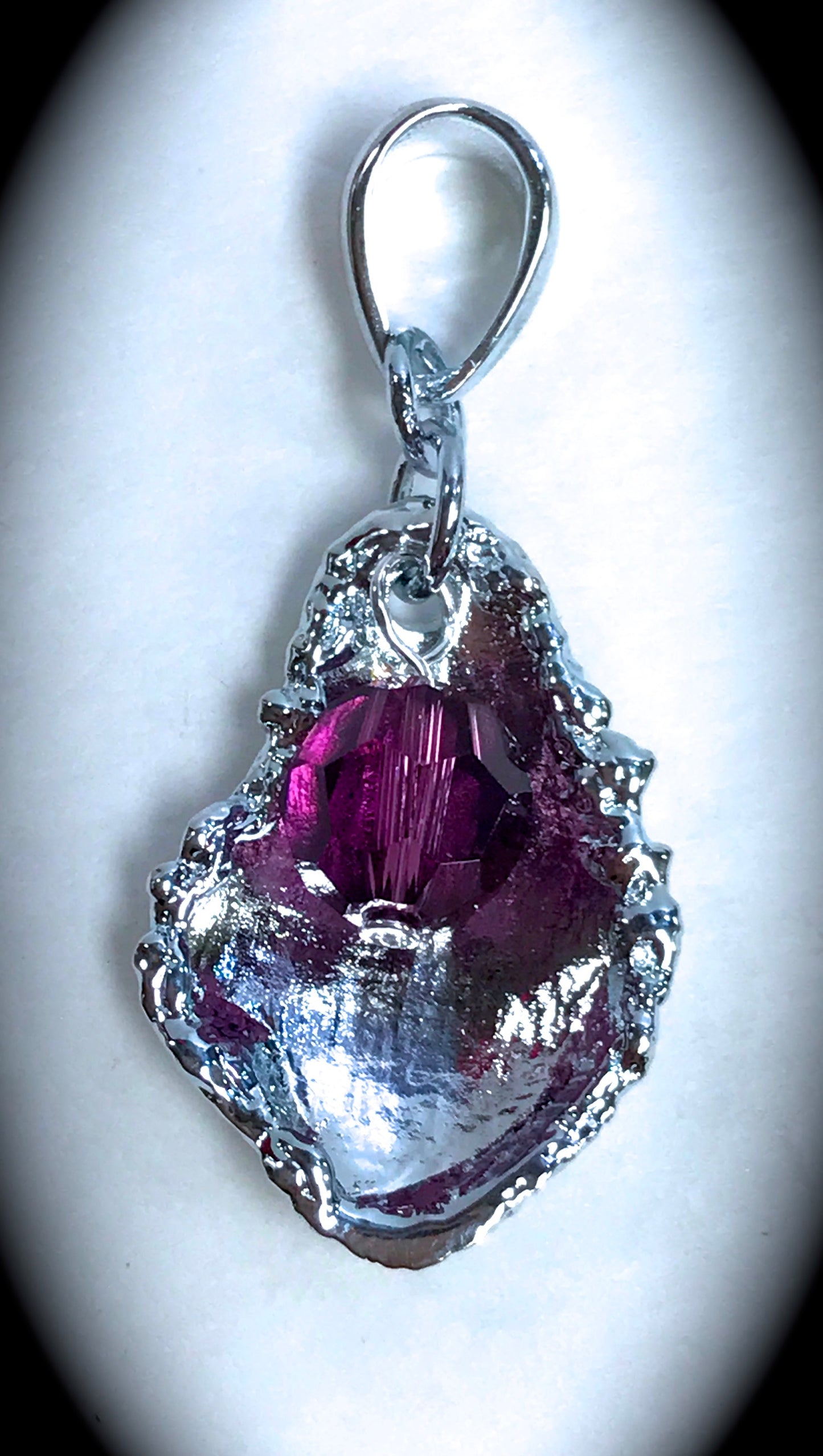 Birthstone Oyster Pendant