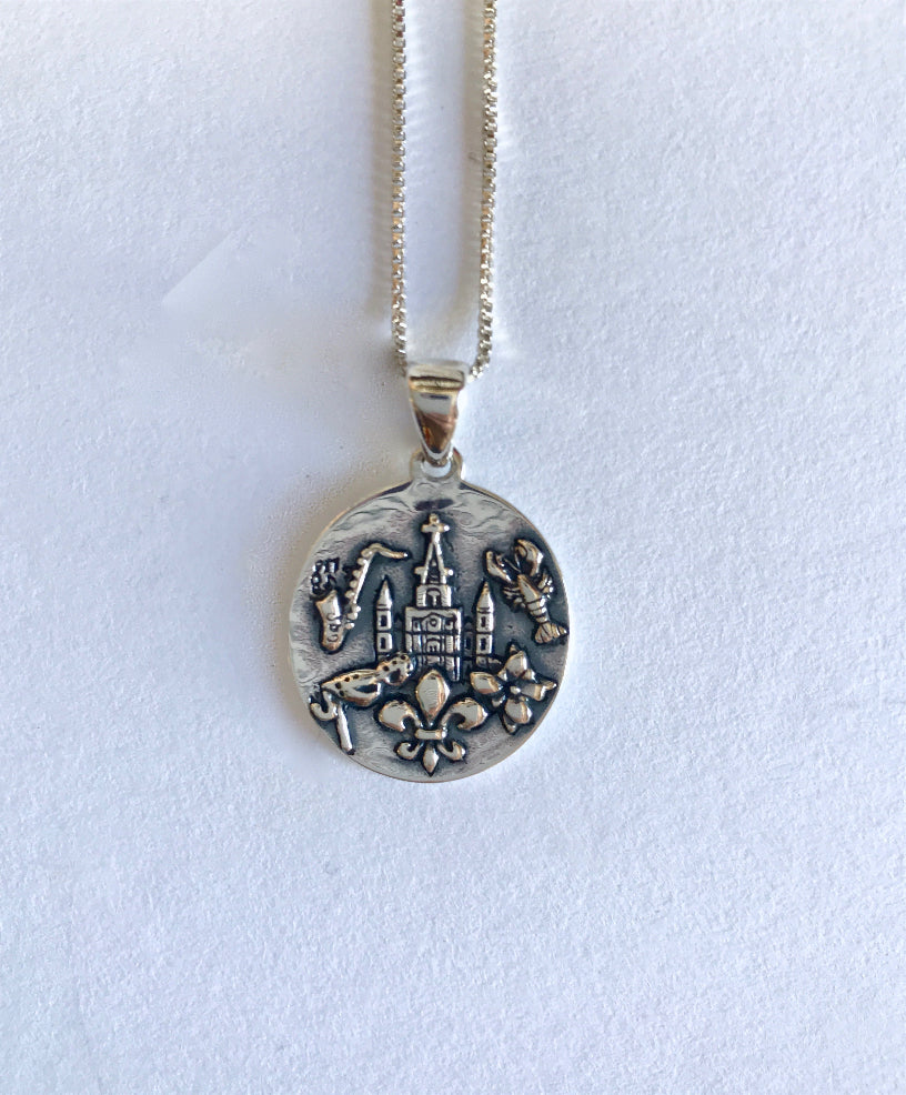 JewelryBig Easy sterling Silver charm MJ's Metairie
