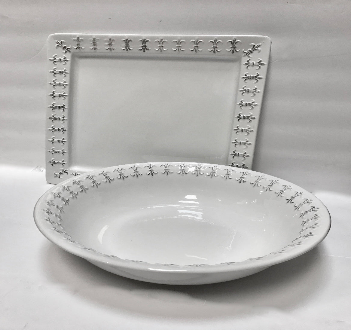 Fleur de Lis Serving Collection