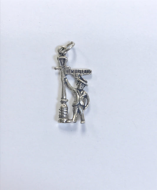 Bourbon Street Man Charm