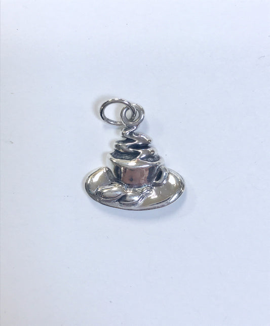 Coffee & Beignets Sterling Silver Charm